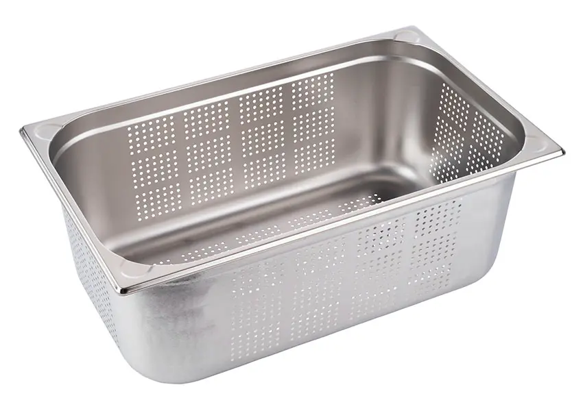 Cubeta Gn. Perforada Inox. 1/1 200