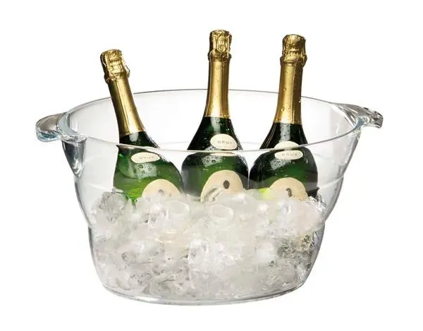 Champanera Pc. Transparente 47X28X23 Cm.