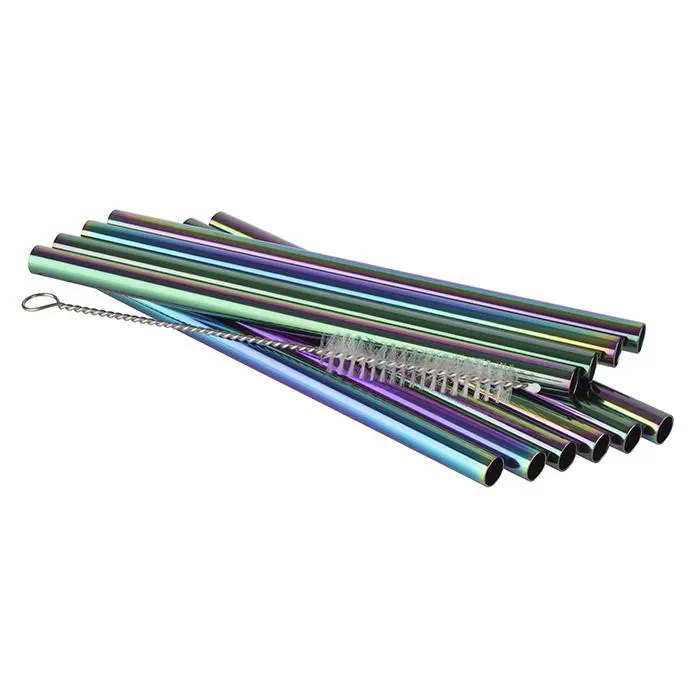 Cañita Inox. Rainbow 215X6 Mm. 11 Unid.