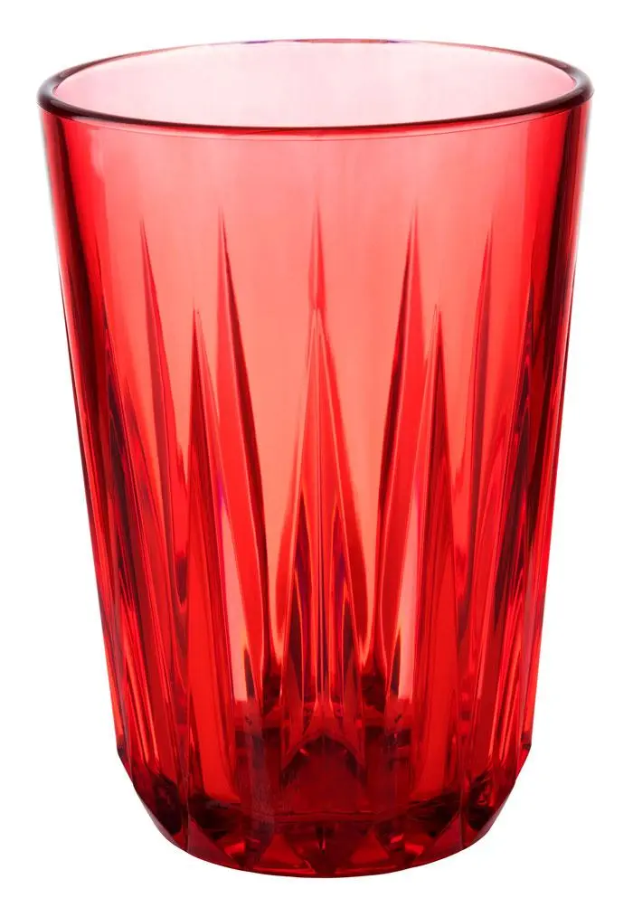 Vaso Tritan Crystal Rojo 0.15 L.