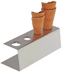 Soporte Conos Inox. 28X10 Cm.