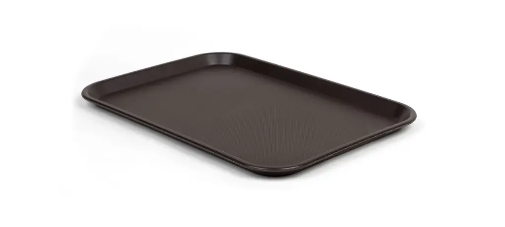 Bandeja Fast Food Marron 350X270X20 Mm.                          