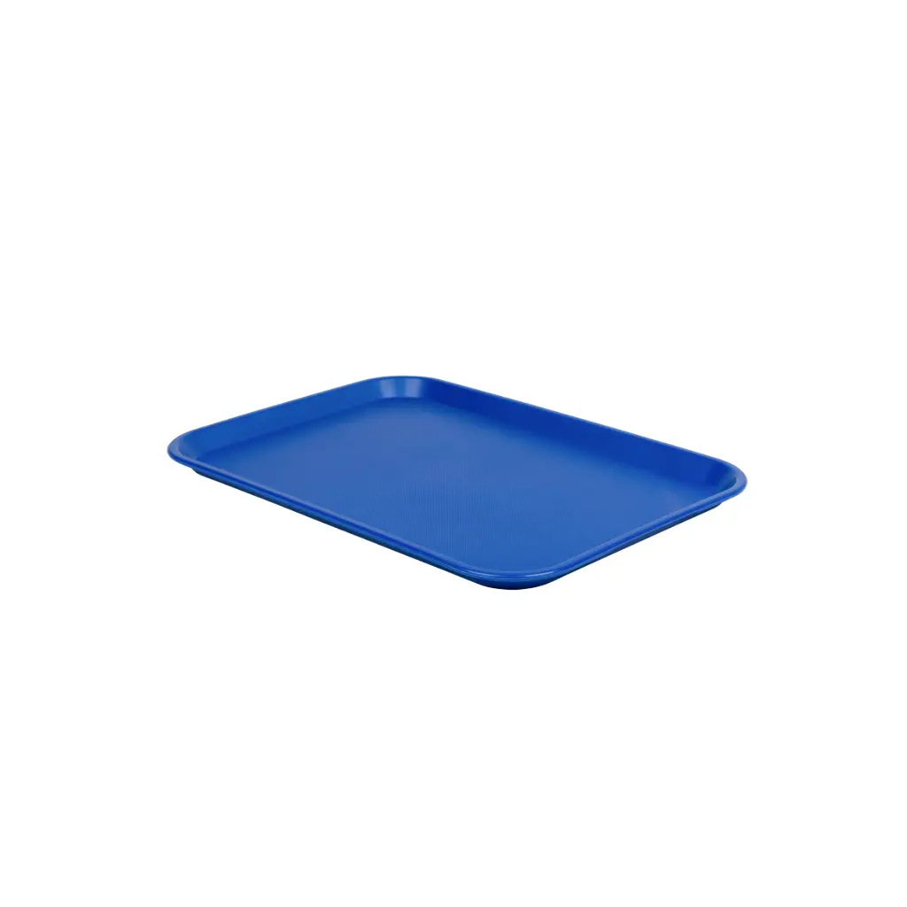 Bandeja Fast Food Azul 350X270X20 Mm.                            