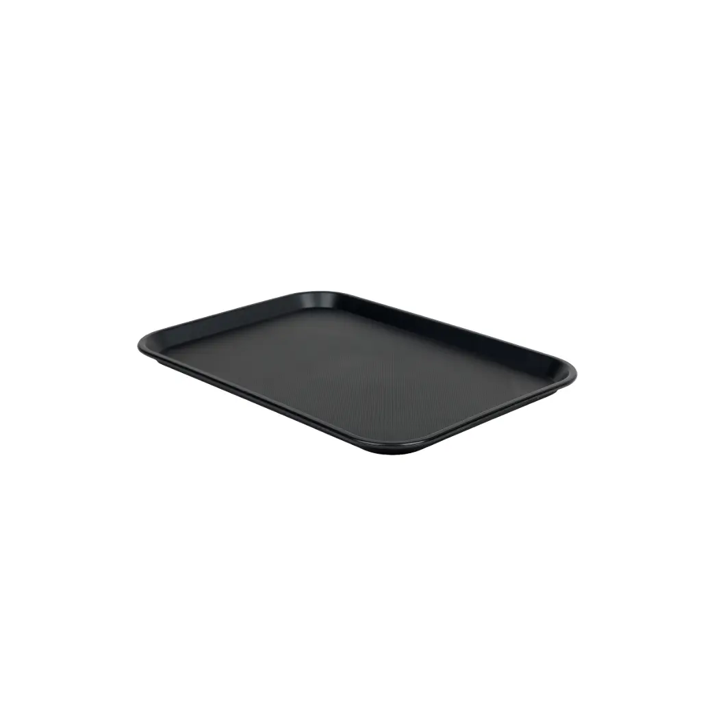 Bandeja Fast Food Negra 350X270X20 Mm.                           