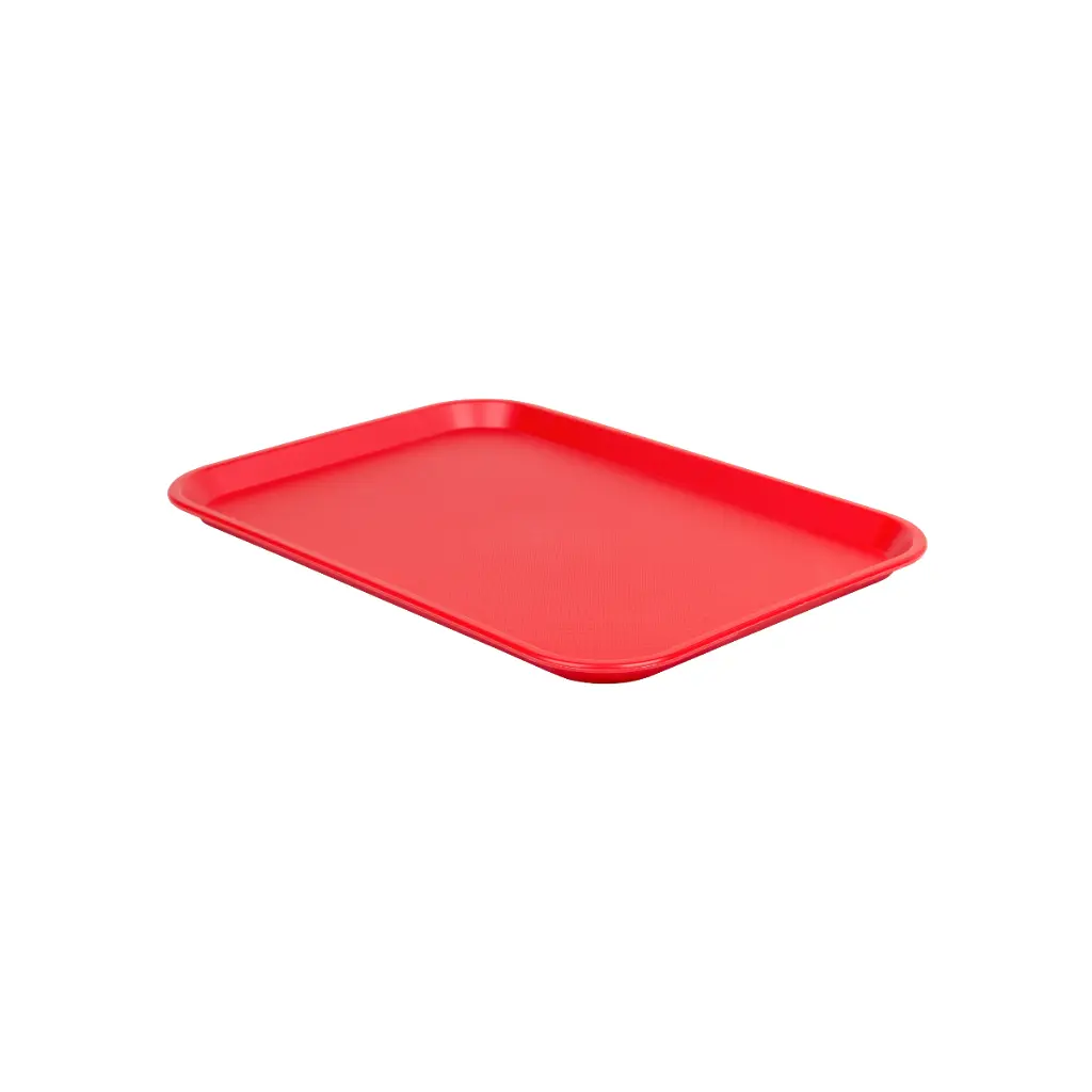 Bandeja Fast Food Roja 416X305X22 Mm.                            