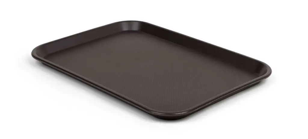 Bandeja Fast Food Marron 458X355X25 Mm.                          
