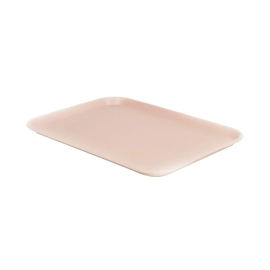 Bandeja Fast Food Beige 458X355X25 Mm.                           