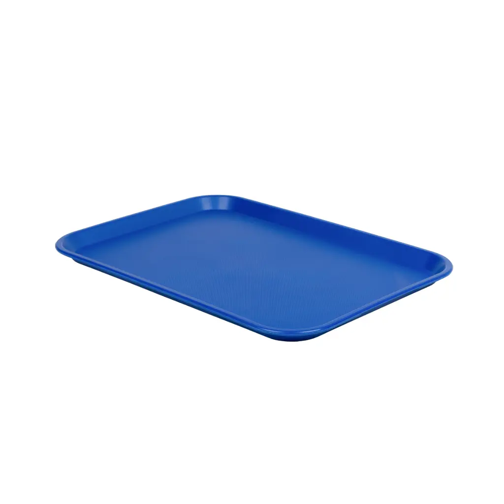 Bandeja Fast Food Azul 458X355X25 Mm.                            