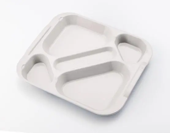 Bandeja Autoservicio Pc. 5 Compartimentos Blanca 370X334X43 Mm.  