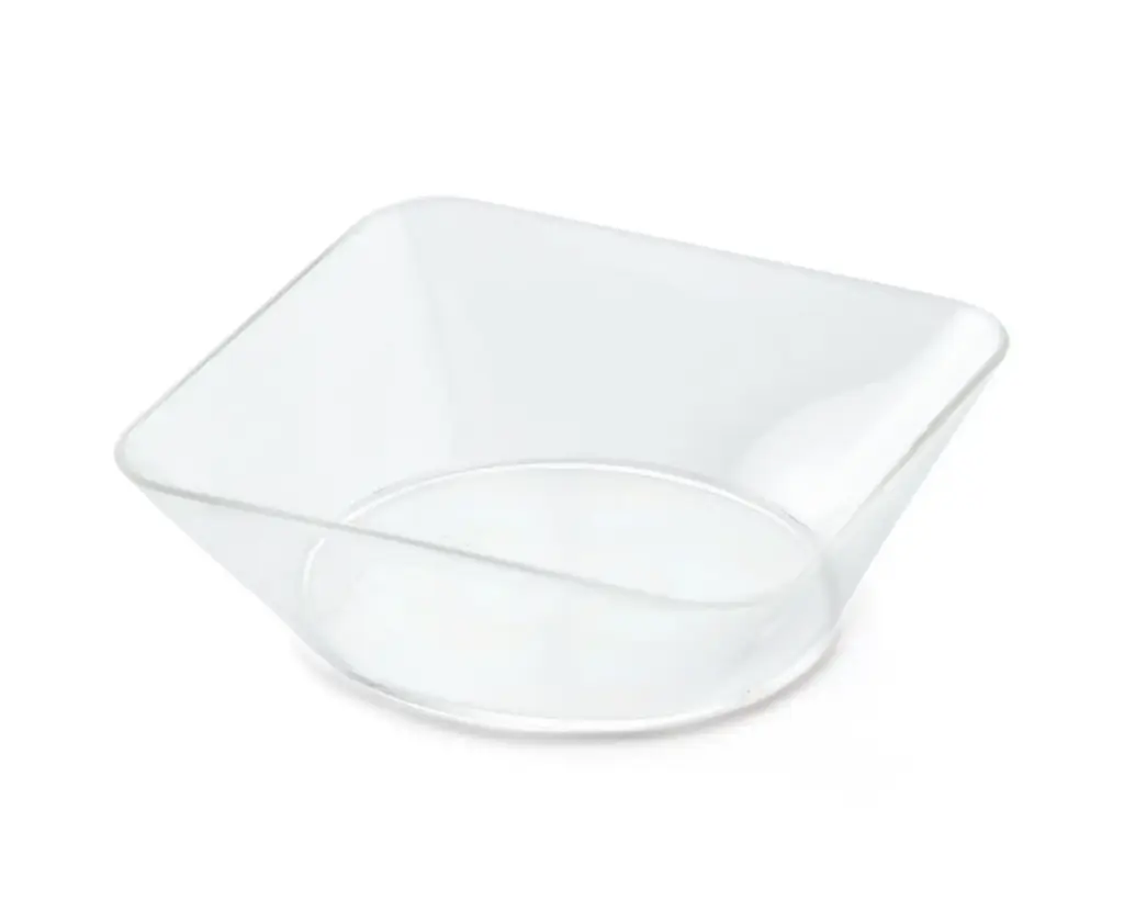 Bol Degustacion Ps. 20 Unid. Transparente 107X107X35 Mm. 25 Cl.
