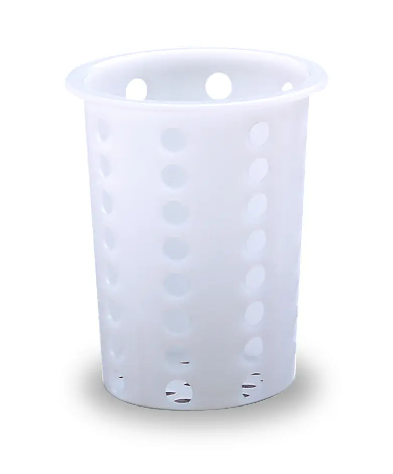 Cestillo Cubiertos Redondo Blanco 97X137 Mm.