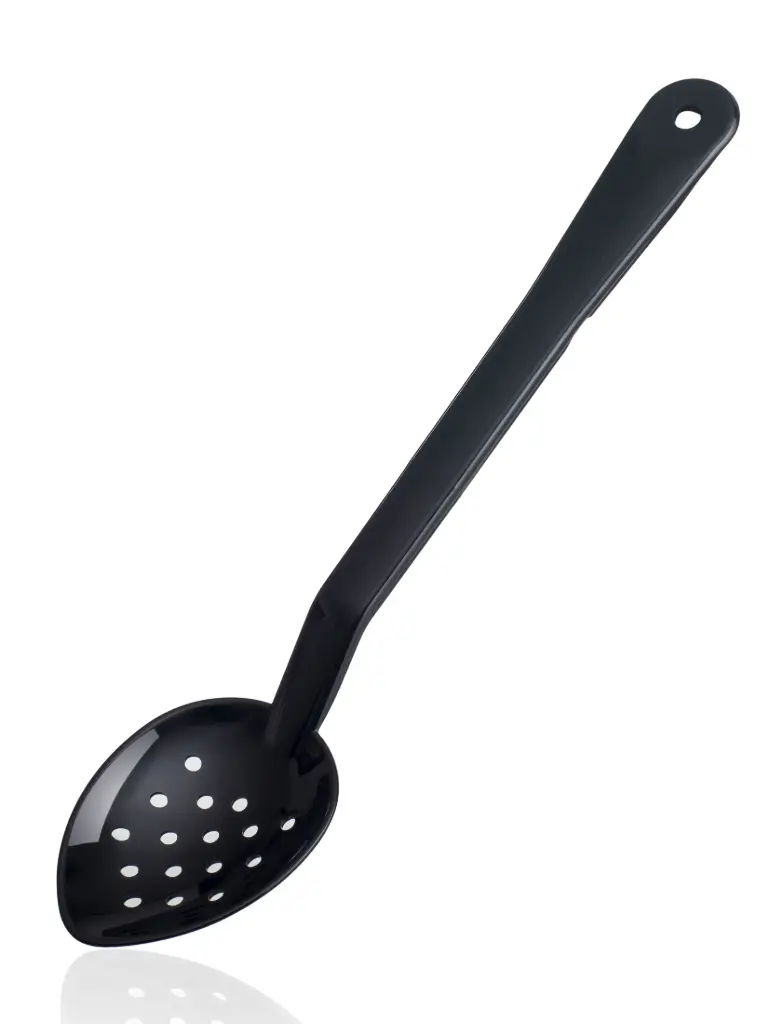 Cuchara Buffet Perforada Pc. Negra 33 Cm.