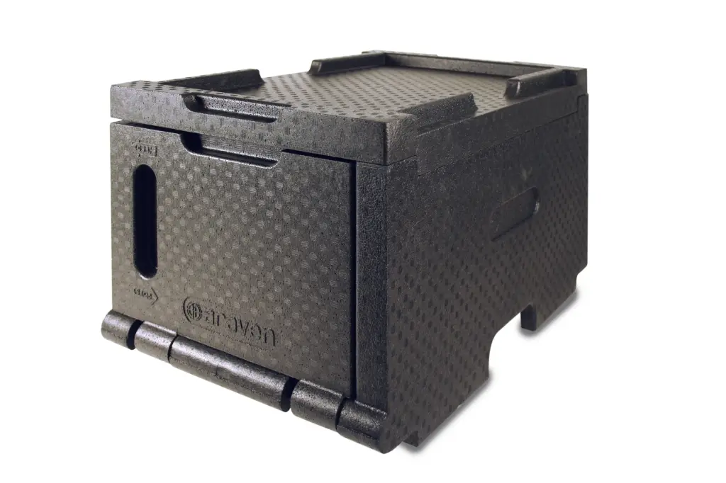 Contenedor Isotermo Gn. Puerta Frontal Negro 48 L. 65.7X42X37.9 Cm.