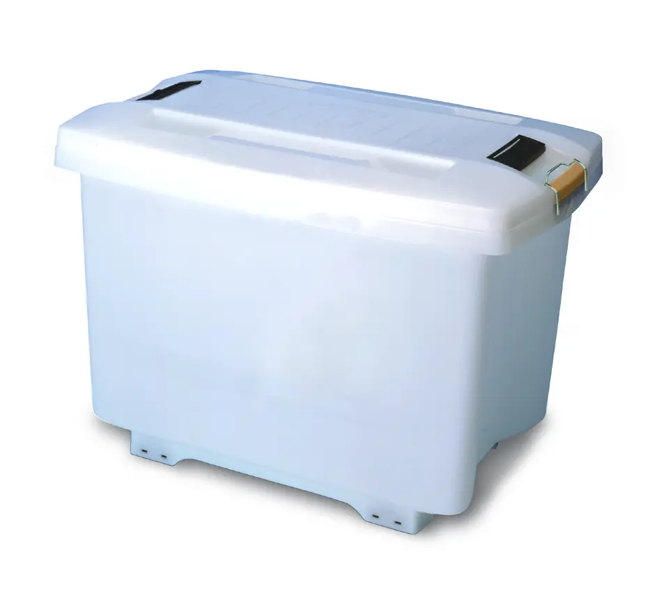 Cubeta Food Bacs C/Tapa Y Ruedas 70 L.