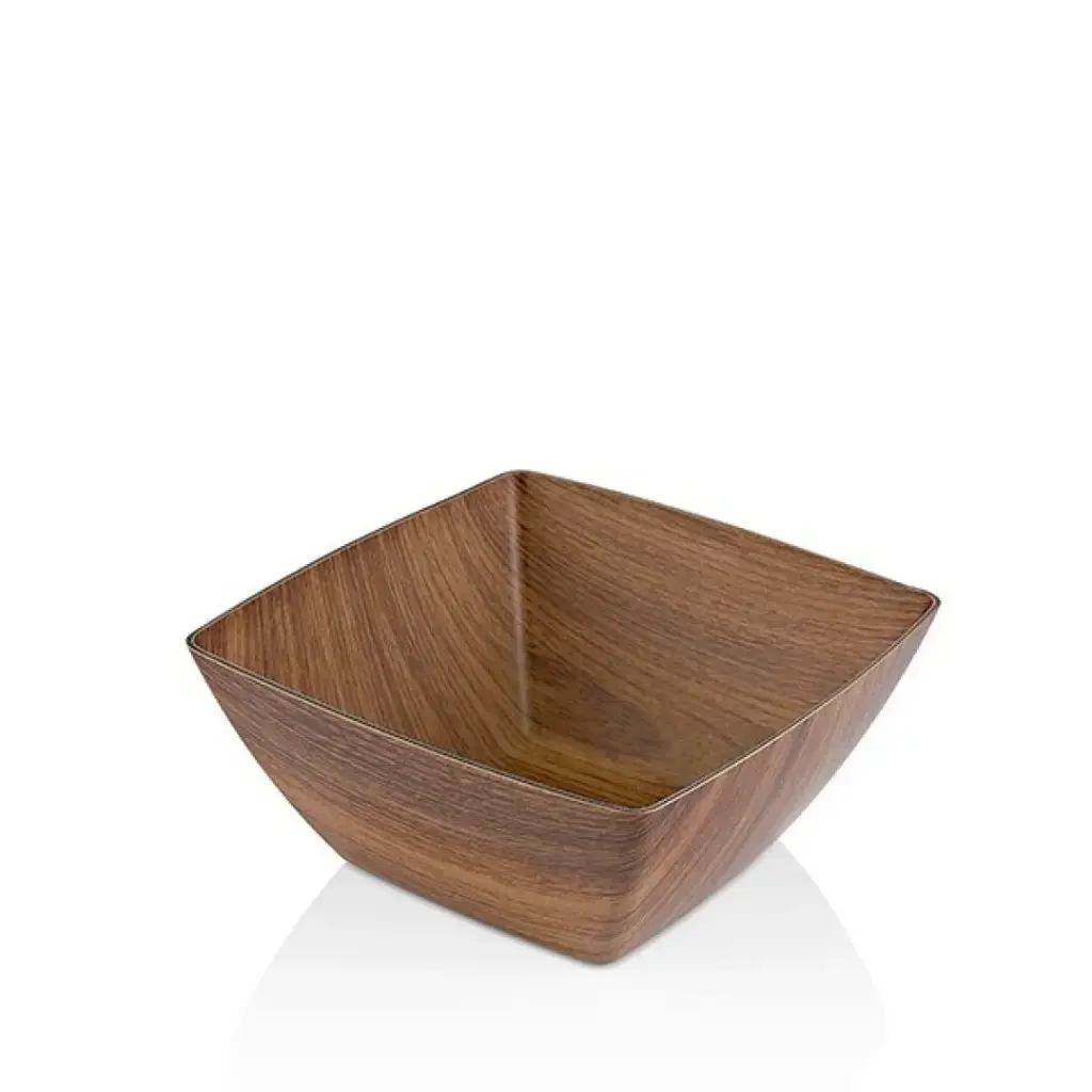 Ensaladera Cuadrada Ps. Madera 19x19 cm.
