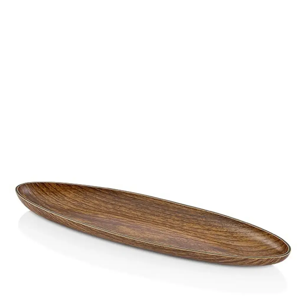 Fuente Oval Ps. Madera 29x9 cm.