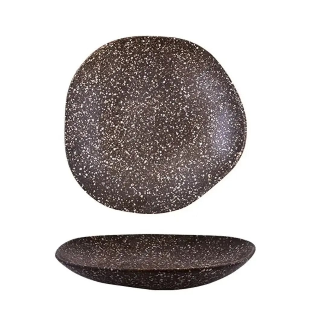 PLATO HONDO SILICE COSMOS 21.5 CM.