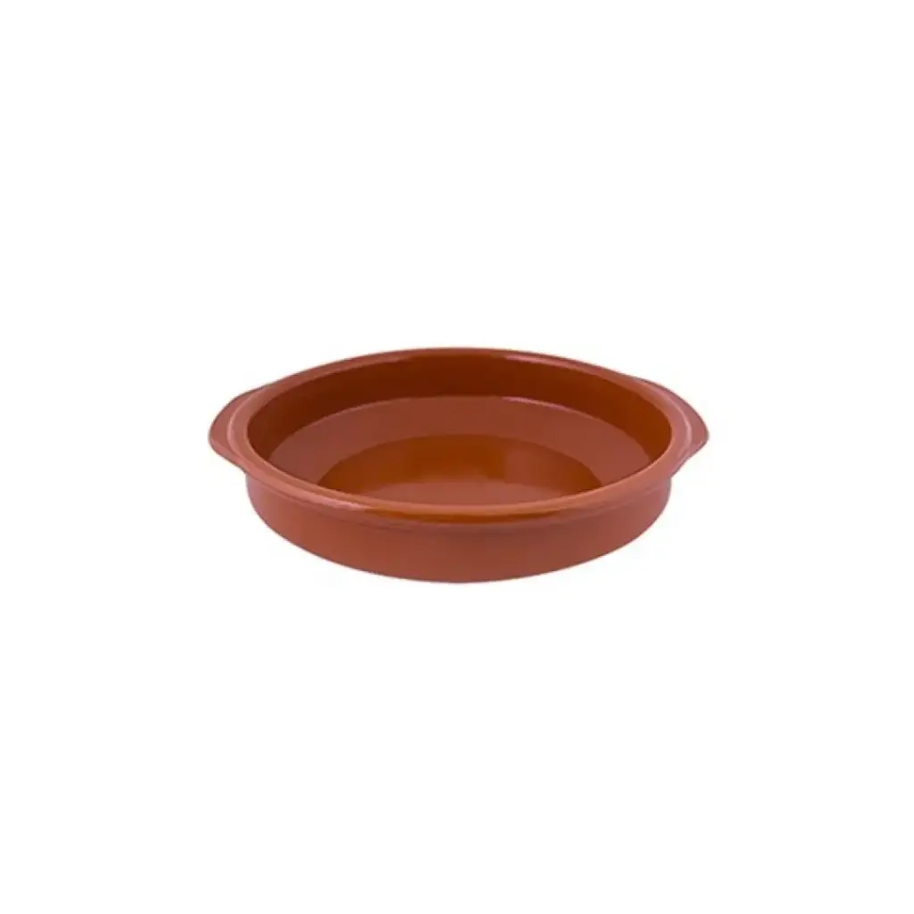 CAZUELA BARRO CON ASAS 18 CM.
