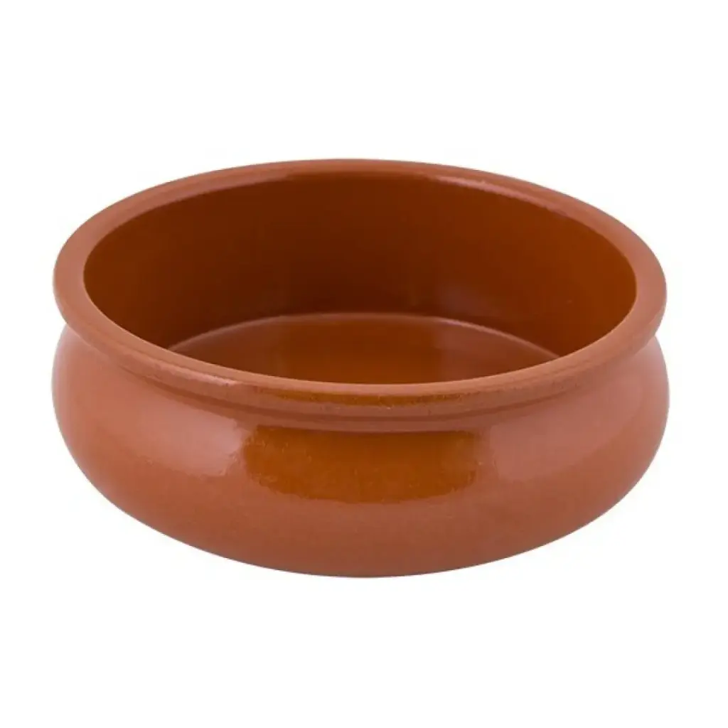 Cazuela Barro Abombada 24 cm.