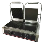 Plancha Grill Doble Placas Lisas (Derecha)/Ranuradas (Izquierda) 
