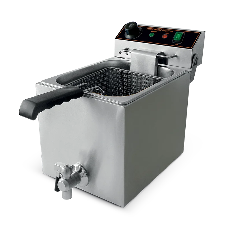 Freidora De 8 Litros Con Grifo De Escarga 3300W Con Termostato Ego