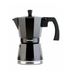 Cafetera aluminio LUCCIA apta inducción, 9 tazas
