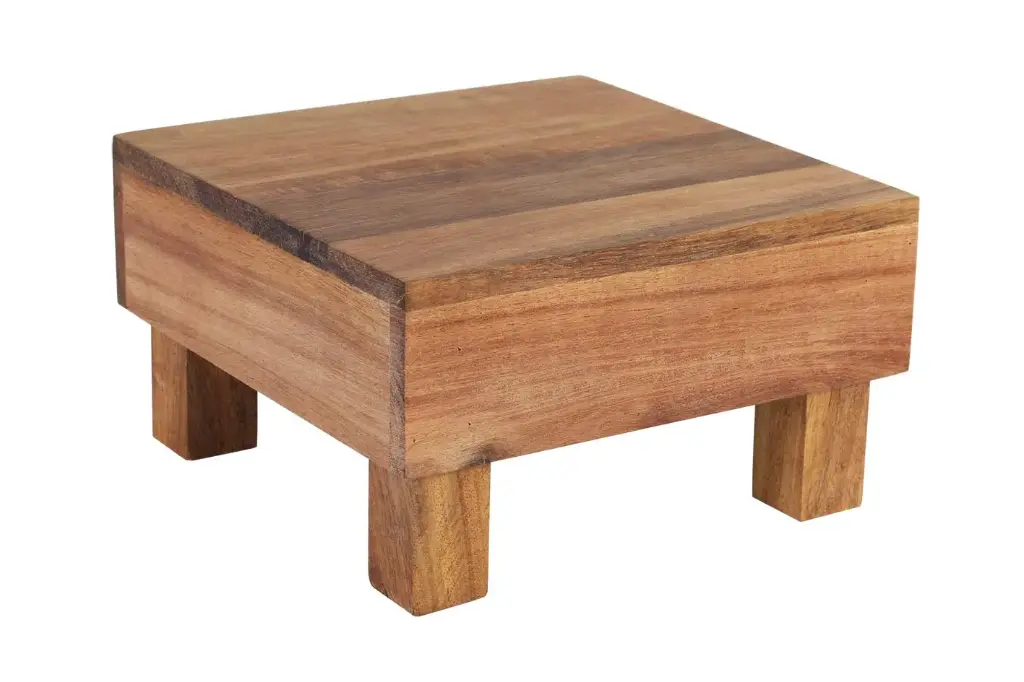 Zz26 Bandeja Acacia 18 X 18 X 10