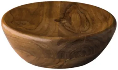 Plato Degustacion Madera Oak Conico 20 Cm.