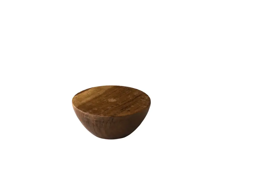 Plato Degustacion Madera Oak Conico 8,5X4 Cm.