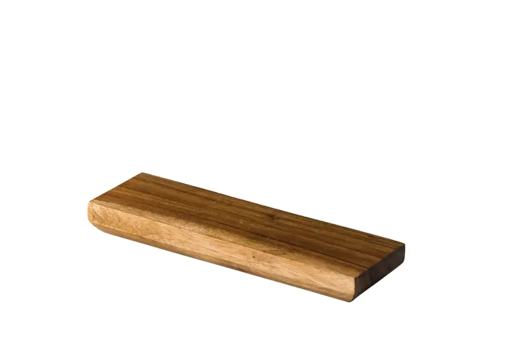 Plato Degustacion Madera Oak Rectangular 21X6 Cm.