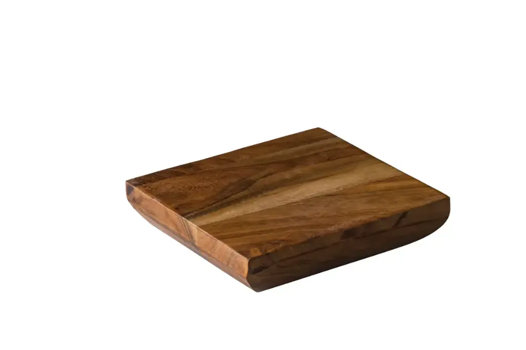 Plato Degustacion Madera Oak Cuadrado 14,4X4 Cm.
