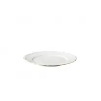 Plato Postre Maria Theresa Filo Oro 22 Cm.