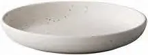 Plato Hondo Tinto Blanco Mate 26,5 Cm.