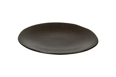 Plato Presentacion Q Authentic Speckle Negro 31,5 Cm.