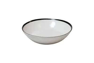 Zz26 Plato Hondo Q Authentic Eclipse Filo Negro 22 Cm.