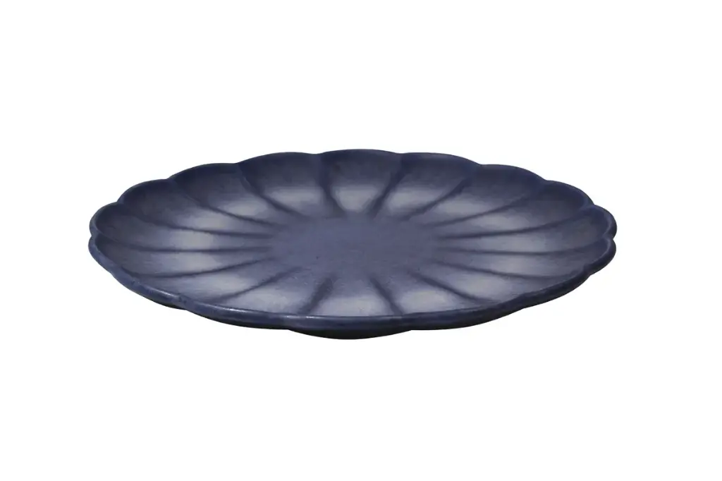 Plato Flower Azul 28 Cm.