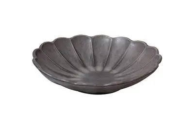 Plato Flower Gris 24 Cm.