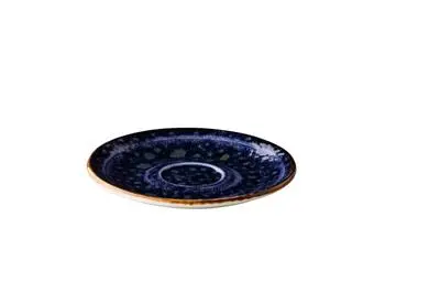 Plato Moka Jersey Azul 13 Cm.