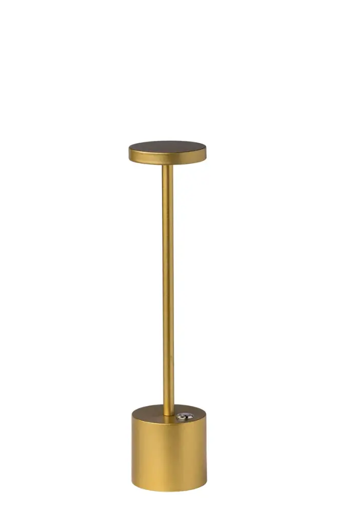 Lampara Led Dorada