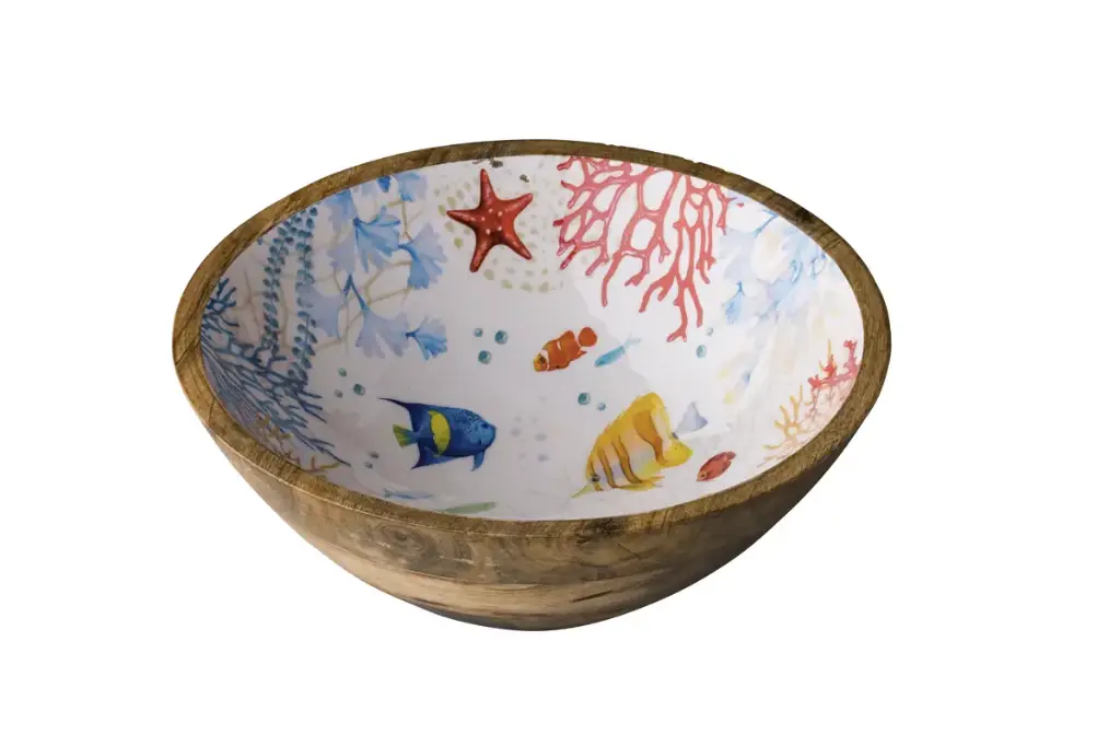 Ensaladera Madera Seaworld 30 Cm.