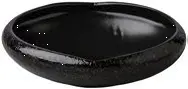 Ensaladera Stone Negro Satin 17X4,6 Cm.
