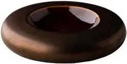 Zz26 Plato Oro Metalico 22 Cm.