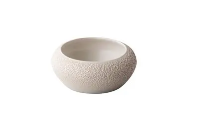 Zz26 Bol Vulcanic Blanco 12X5 Cm. 30 Cl.