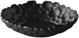 Zz26 Ensaladera Bubble Coupe Negra 24,5X5,5 Cm.