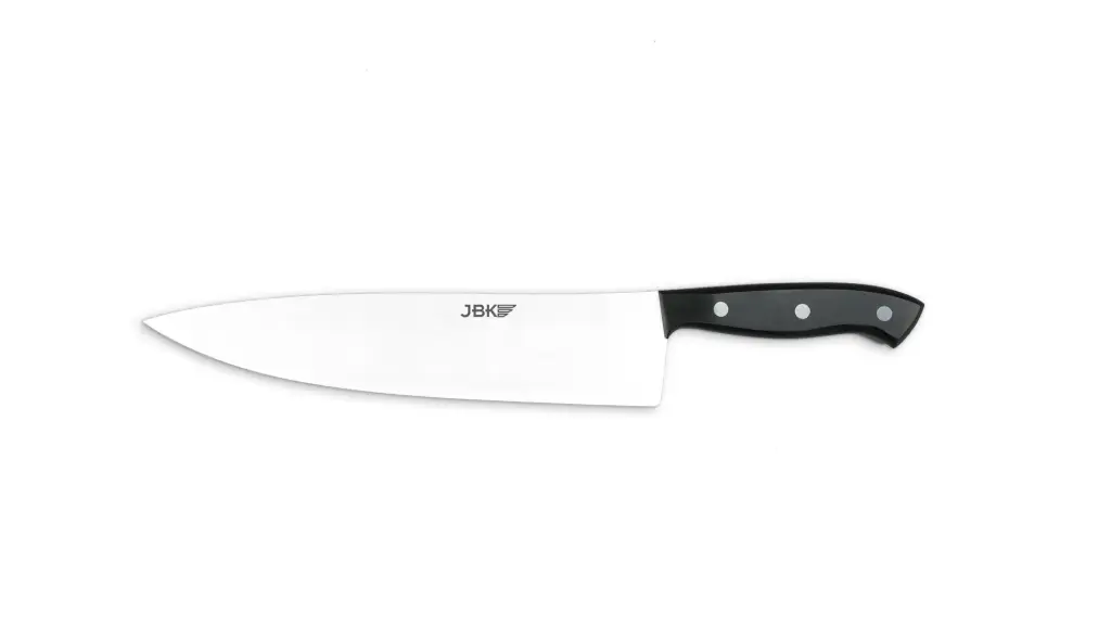 Cuchillo Cocinero Premium Chef Forjado Negro 25 Cm.