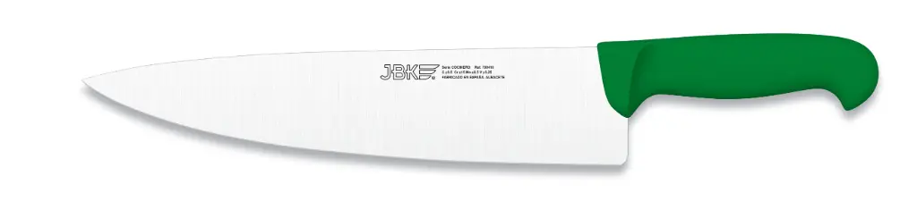 Cuchillo Cocinero Inyectado Verde 25 Cm.
