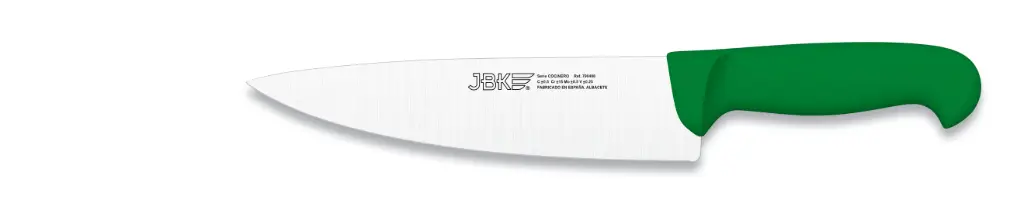 Cuchillo Cocinero Inyectado Verde 20 Cm.