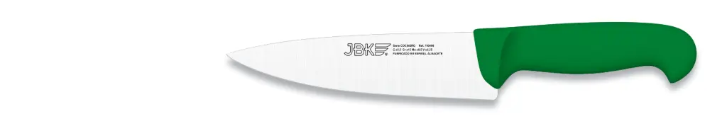 Cuchillo Cocinero Inyectado Verde 15 Cm.