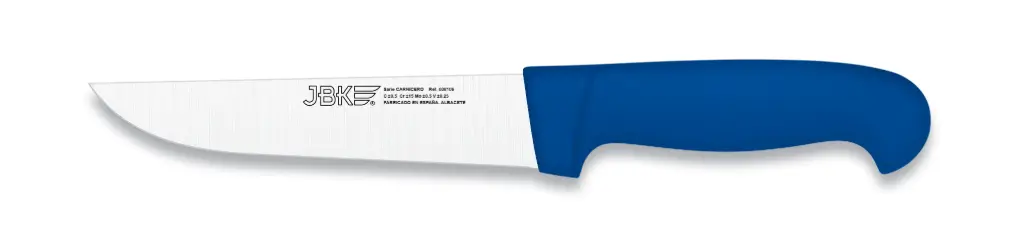 Cuchillo Carnicero Inyectado Azul 15 Cm.