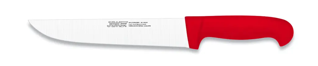 Cuchillo Carnicero Inyectado Rojo 20 Cm.